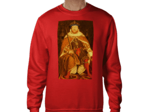 Front view of Royal Ruby Red Sweatshirt by Investor GCC Apparel